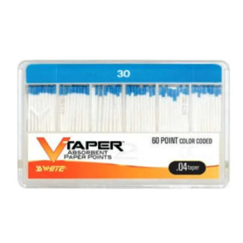 SS White V-Taper Absorbent Paper Points