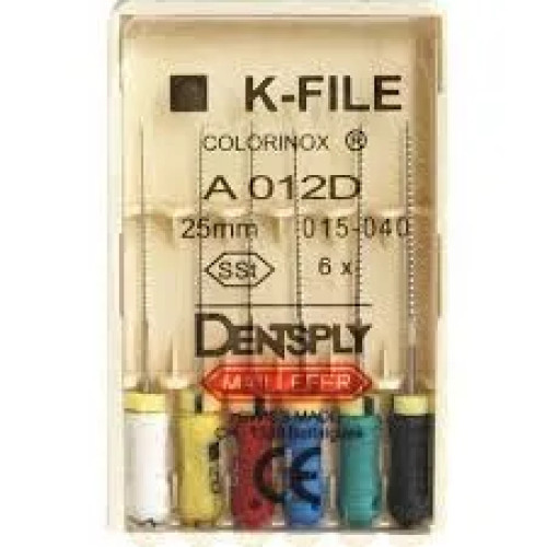 Dentsply Maillefer Colorinox K Files 25Mm