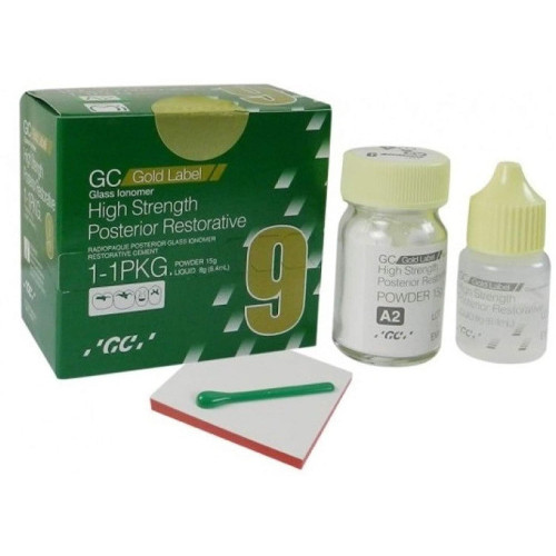 GC FUJI GOLD LABEL TYPE 9 GLASS IONOMER CEMENT LARGE PACK