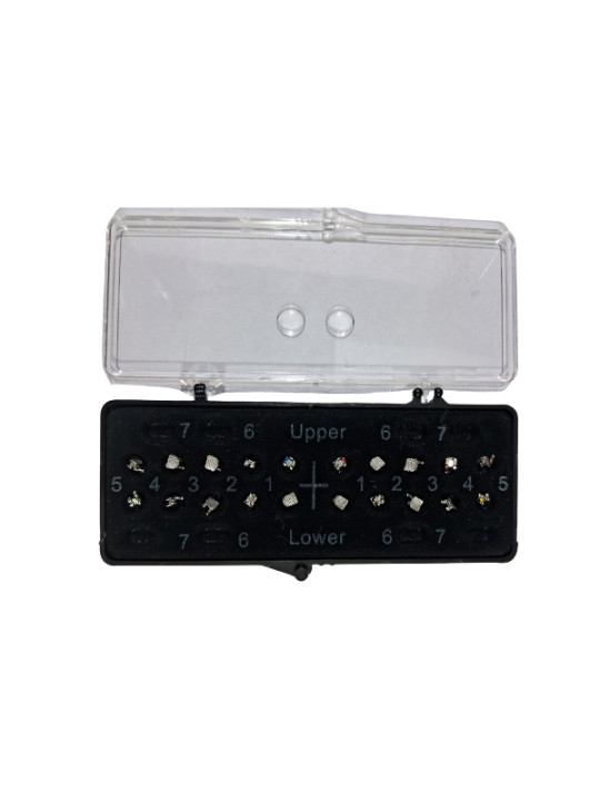 Imperial Dental Orthodontic Metal Brackets 345 Hooks Gold Series 